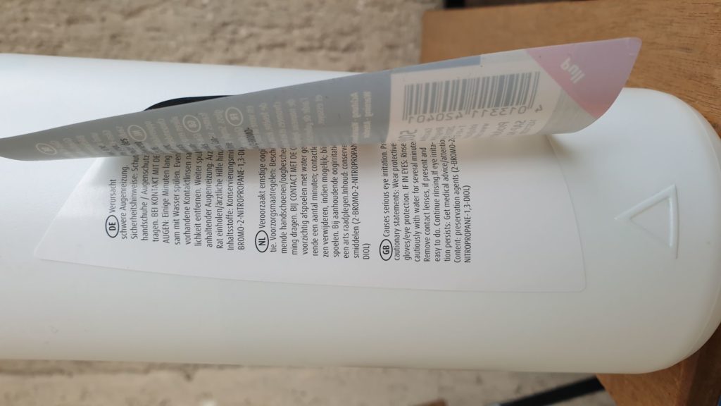 több oldalas termékcímke